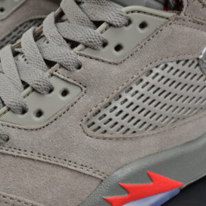 Bape X Air Jordan 5 Trophy Roomcamo University Red Mens 136027-051 - Image 2