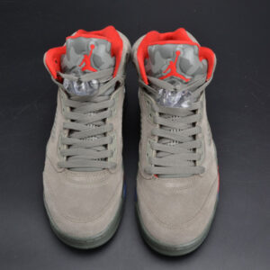 Bape X Air Jordan 5 Trophy Roomcamo University Red Mens 136027-051 - Image 9