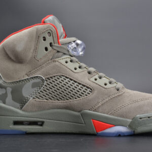 Bape X Air Jordan 5 Trophy Roomcamo University Red Mens 136027-051 - Image 11