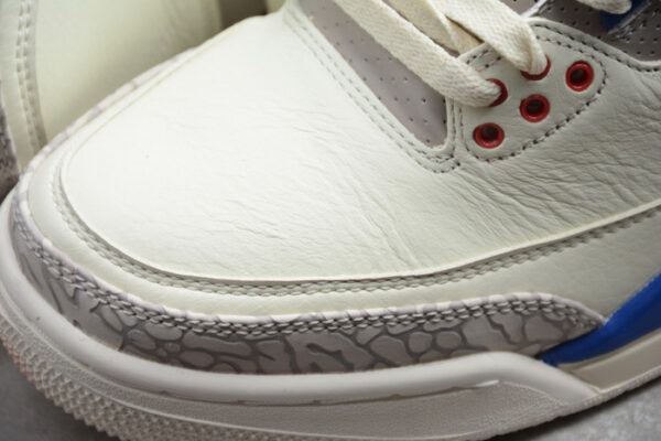 Air Jordan 3 Retro Charity Game Sail Red Mens 136064-140 - Image 9