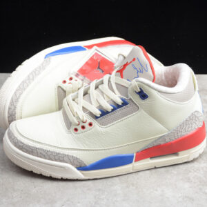 Air Jordan 3 Retro Charity Game Sail Red Mens 136064-140 - Image 10
