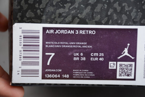 Air Jordan 3 Knicks 136064-148 - Image 12