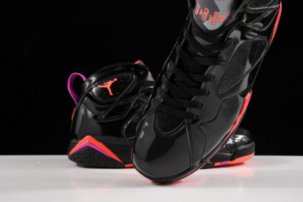 Air Jordan 7 Retro Black Patent Leather 313358-006 - Image 3