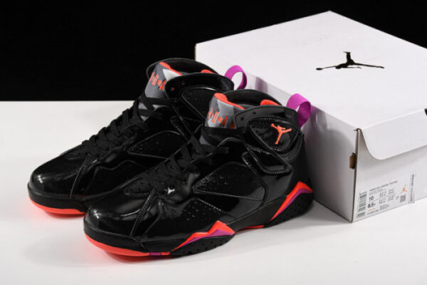 Air Jordan 7 Retro Black Patent Leather 313358-006 - Image 5