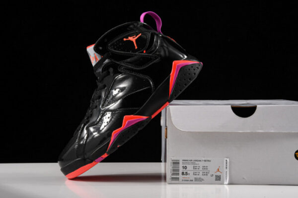 Air Jordan 7 Retro Black Patent Leather 313358-006 - Image 10