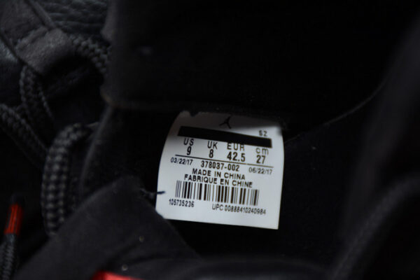 Jordan 11 Retro Bp 72-10 Black 378037-002 - Image 4