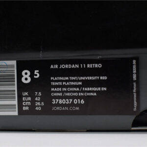 Air Jordan 11 Platinum Tint 378037-016 - Image 2