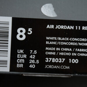 2018 Air Jordan 11 Retro Concord 378037-100 - Image 11