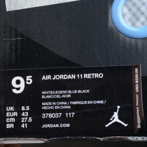 Air Jordan 11  Legend Blue 378037-117 - Image 10
