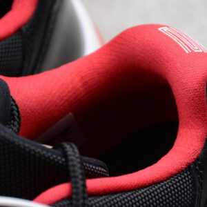 Air Jordan 11 Retro Low Bred Black/ Red Mens 528895-012 - Image 4