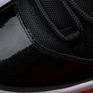 Air Jordan 11 Retro Low Bred Black/ Red Mens 528895-012 - Image 8