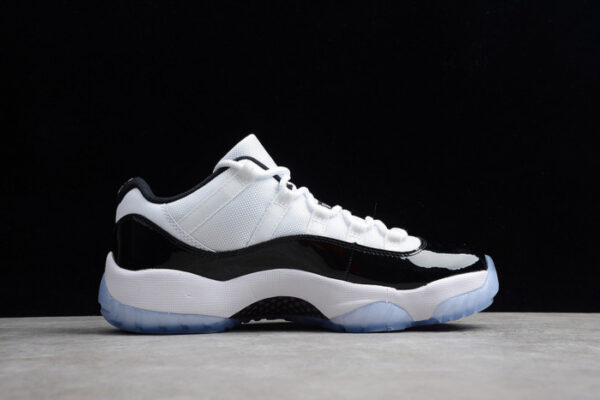 Air Jordan 11 Retro Low Concord Black/ White Mens 528895-153 - Image 6