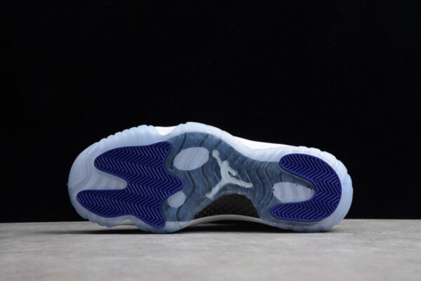 Air Jordan 11 Retro Low Concord Black/ White Mens 528895-153 - Image 9