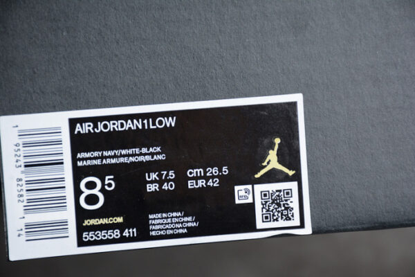 Air Jordan 1 Low Dark Teal 553558-411 - Image 13