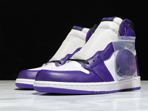 Air Jordan 1 Aj1 Court Purple White 555088-500 - Image 9