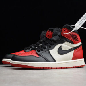 Air Jordan 1 Retro High Og Bred Toe 555088-610 - Image 13