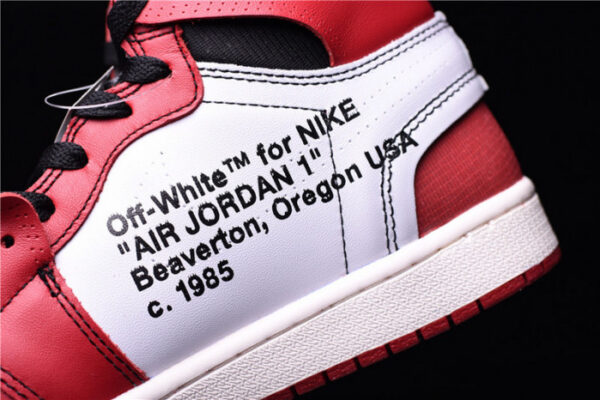 Off-White Air Jordan 1 Retro Chicago The Ten Aa3834-101 - Image 5