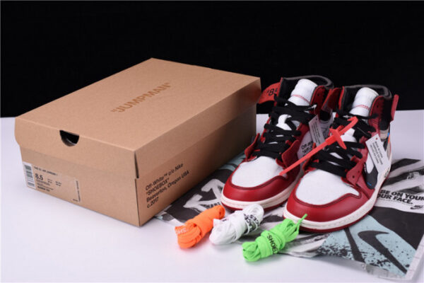 Off-White Air Jordan 1 Retro Chicago The Ten Aa3834-101 - Image 22