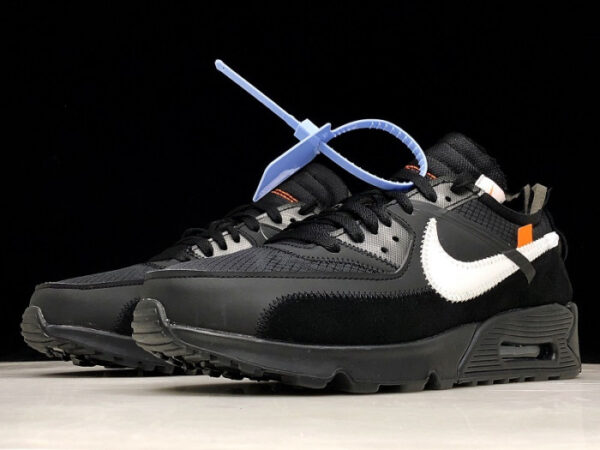 Off-White Nike Air Max 90 Black Aa7293-001 - Image 5