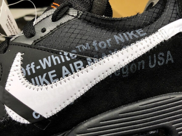 Off-White Nike Air Max 90 Black Aa7293-001 - Image 14