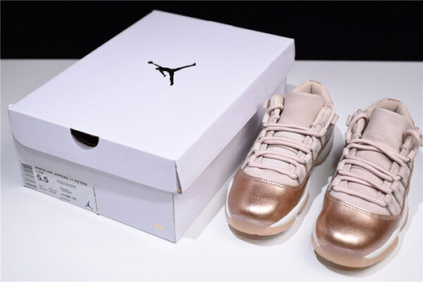 Wmns Air Jordan 11 Retro Rose Gold Ah7860-105 - Image 3