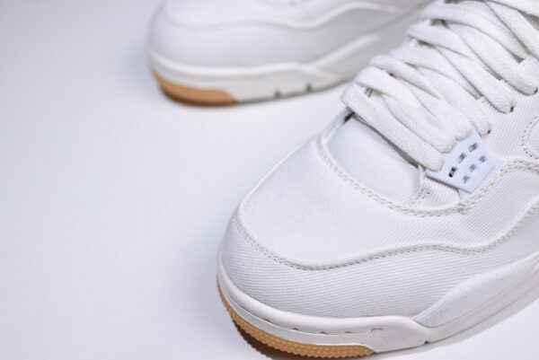 Levis X Air Jordan 4 White Ao2571-100 - Image 6