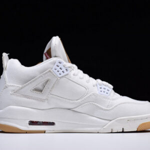 Levis X Air Jordan 4 White Ao2571-100 - Image 11