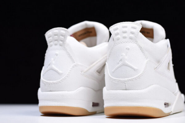 Levis X Air Jordan 4 White Ao2571-100 - Image 13