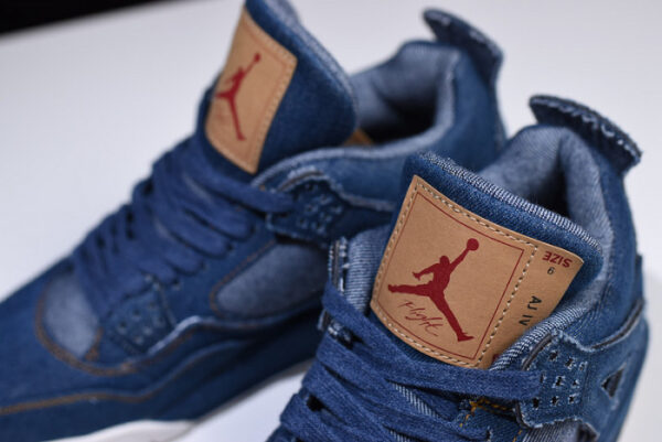 Levis X Nike Air Jordan 4 Denim Ao2571-401 - Image 7