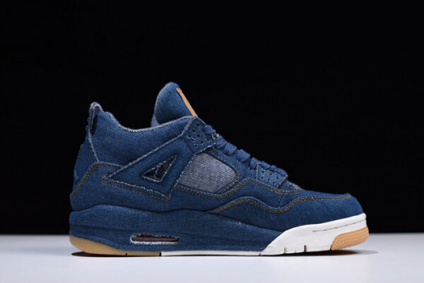 Levis X Nike Air Jordan 4 Denim Ao2571-401 - Image 9