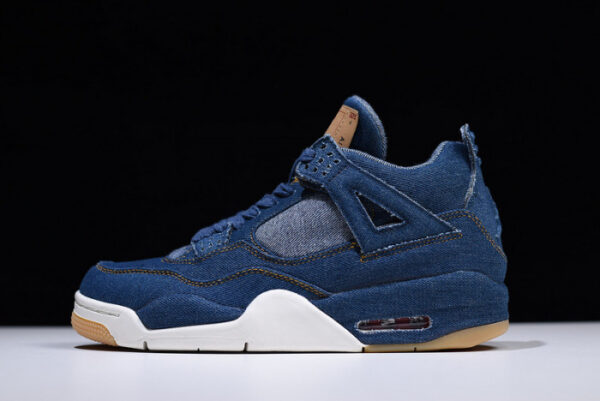 Levis X Nike Air Jordan 4 Denim Ao2571-401 - Image 11