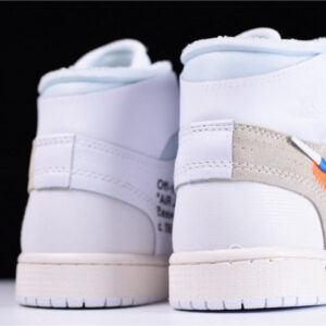 Off-White Air Jordan 1 Retro High White Aq0818-100 - Image 9