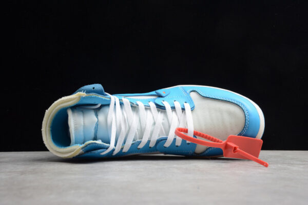 Off-White Air Jordan 1 Powder Blue Unc Aq0818-148 - Image 15