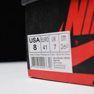 Air Jordan 1 Retro High Glod Toe Equality Mens Aq7474-001 - Image 2