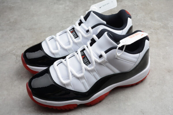 Air Jordan 11 Low White Bred Av2187-160 - Image 8