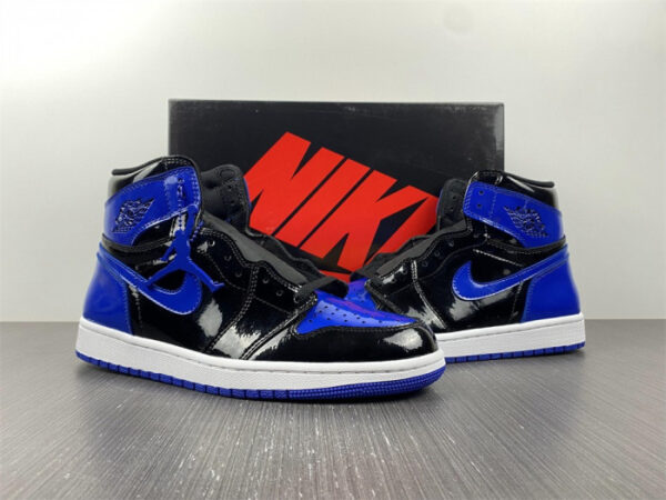 Air Jordan 1 High OG Leather Patent Royal - Image 17