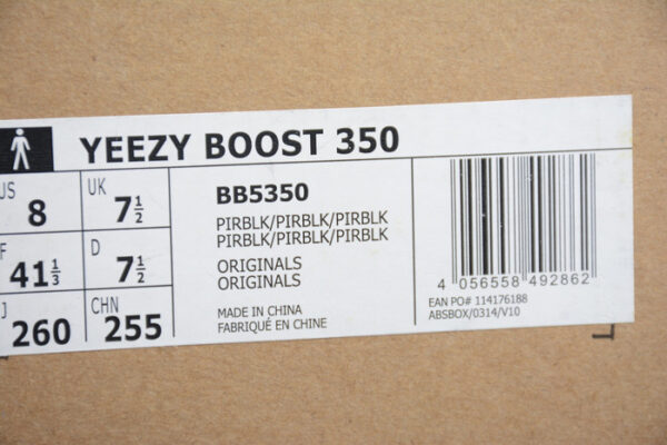 Adidas Yeezy 350 Boost Pirate Black Bb5350 - Image 11