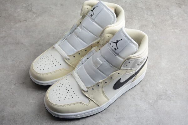 Jordan 1 Mid Coconut Milk (W) Bq6472-121 - Image 11