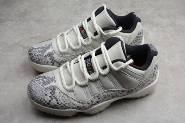 Air Jordan 11 Low Snakeskin Light Bone Cd6846-002 - Image 16