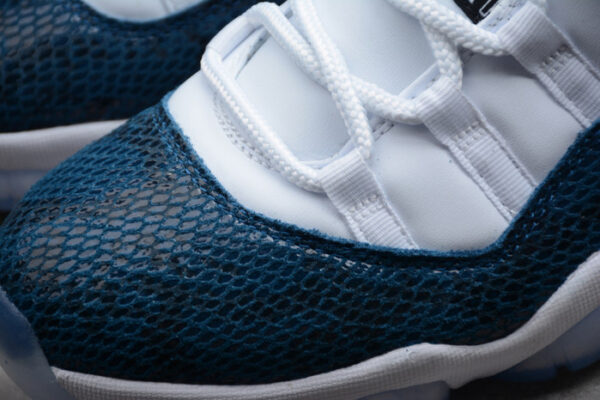 Air Jordan 11 Low Blue Snakeskin Cd6846-102 - Image 14