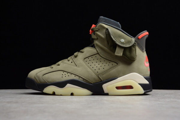 Nike Air Jordan 6 Retro GS x Travis Scott ?Olive? CN1085-200