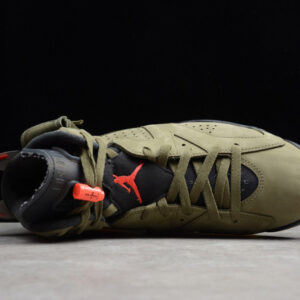 Nike Air Jordan 6 Retro GS x Travis Scott ?Olive? CN1085-200 - Image 4