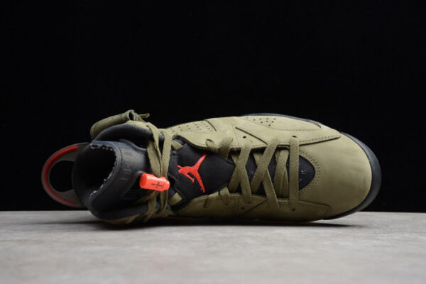 Nike Air Jordan 6 Retro GS x Travis Scott ?Olive? CN1085-200 - Image 4