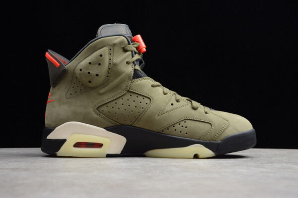 Nike Air Jordan 6 Retro GS x Travis Scott ?Olive? CN1085-200 - Image 5