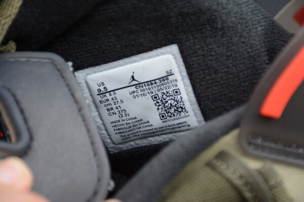 Nike Air Jordan 6 Retro GS x Travis Scott ?Olive? CN1085-200 - Image 7