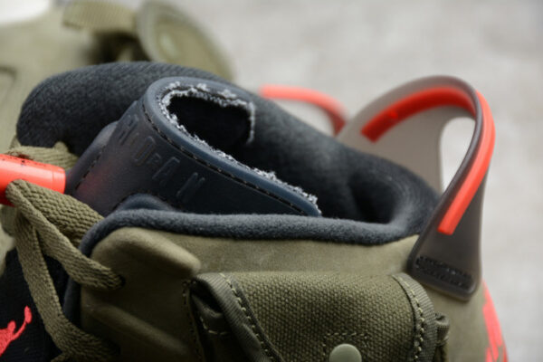 Nike Air Jordan 6 Retro GS x Travis Scott ?Olive? CN1085-200 - Image 9