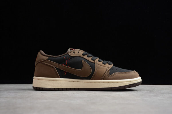 Travis Scott Air Jordan 1 Low Dark Mocha Cq4277-001 - Image 3