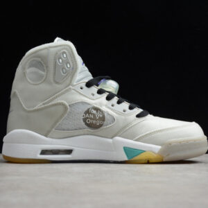 Off-White Air Jordan 5 White Green Purple Ct8480-105 - Image 4