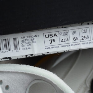 Off-White Air Jordan 5 White Green Purple Ct8480-105 - Image 9