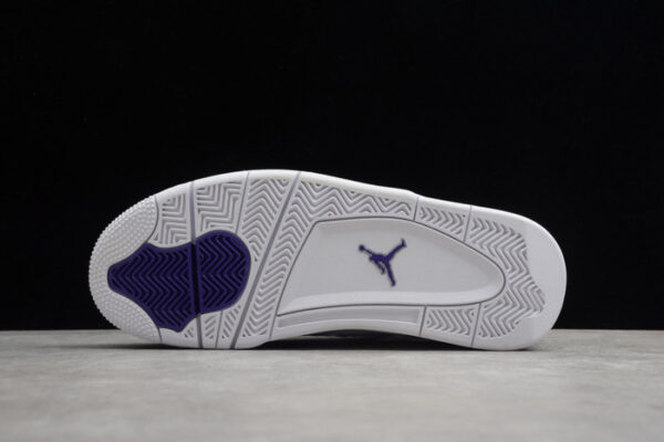Air Jordan 4 Retro Pure Money White Purple Ct8527-115 - Image 4